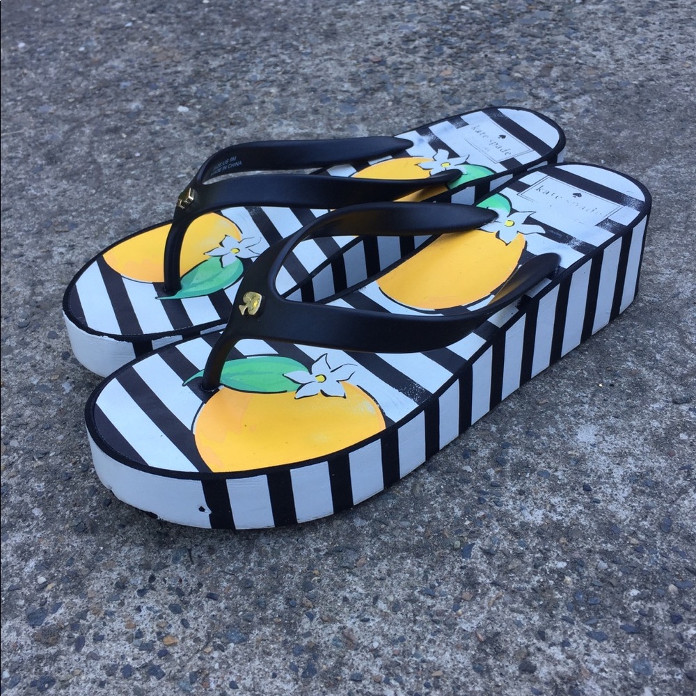 Kate Spade Wedge Flip Flops